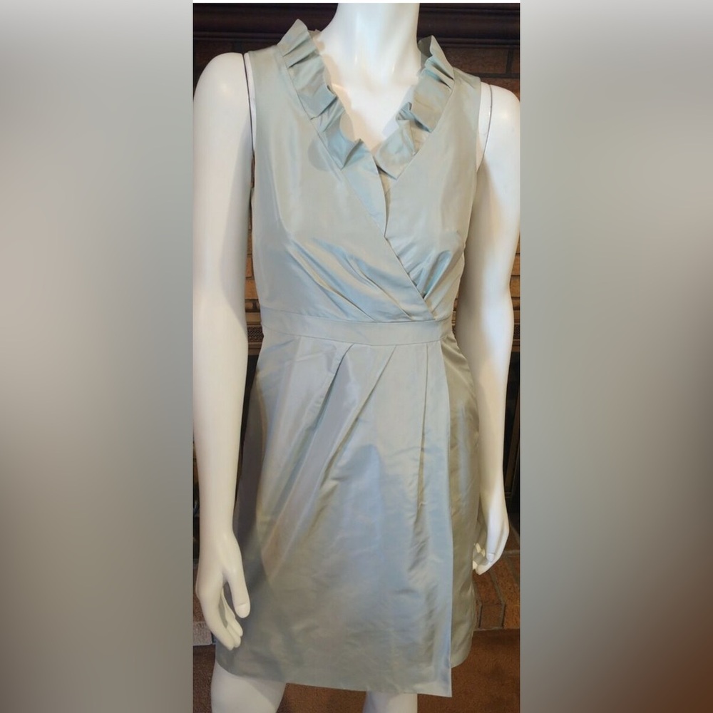 J.Crew Sleeveless Silk Taffeta Dress | Size 2